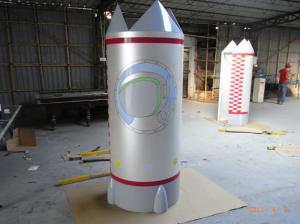 玻璃钢外型 模子火箭